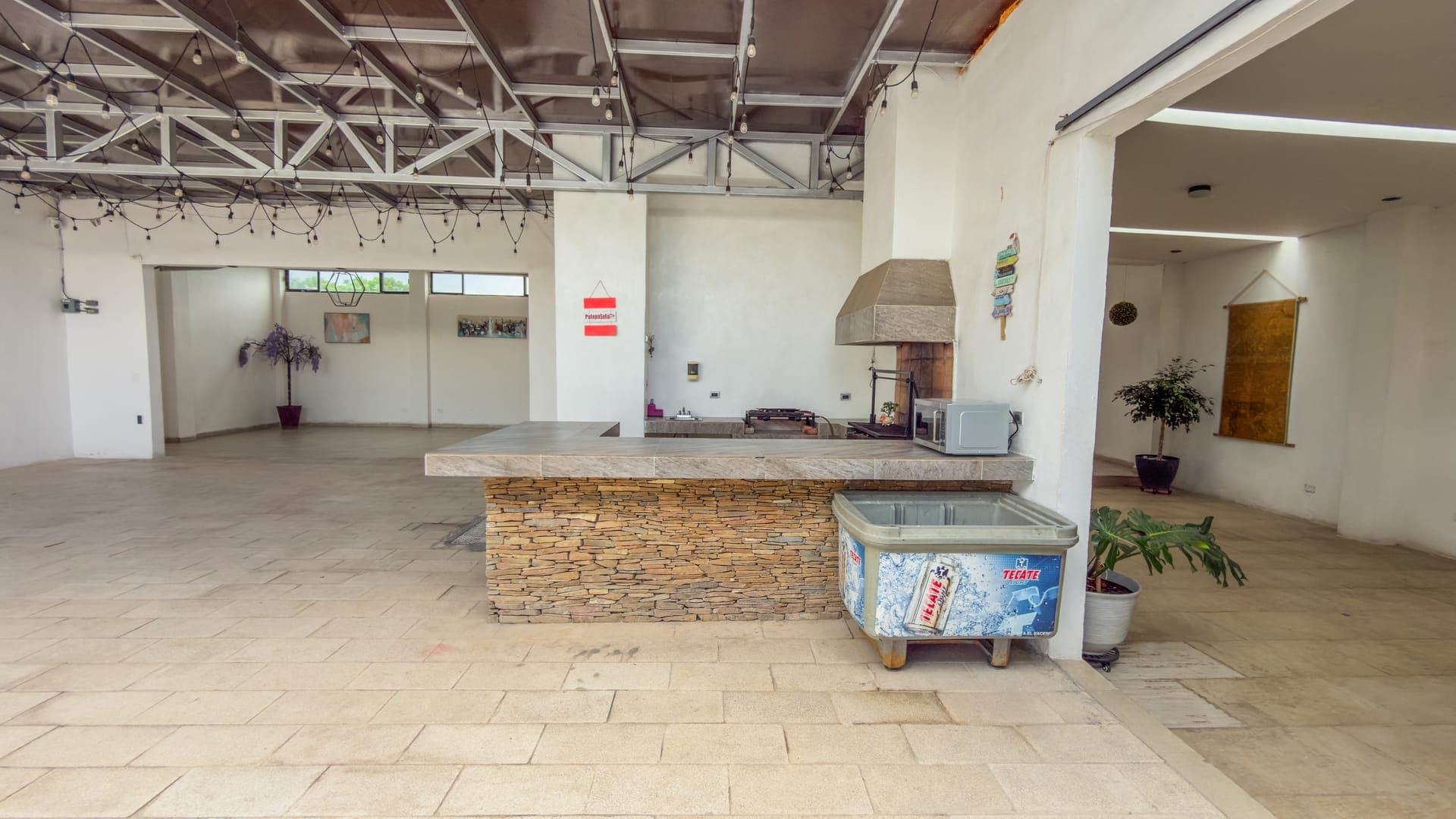 Vista de las instalaciones de Palapa Sofía